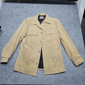 Vintage Brad Whitney Leather Shooting Sport Coat‎ Jacket Mens Size 40 S/M